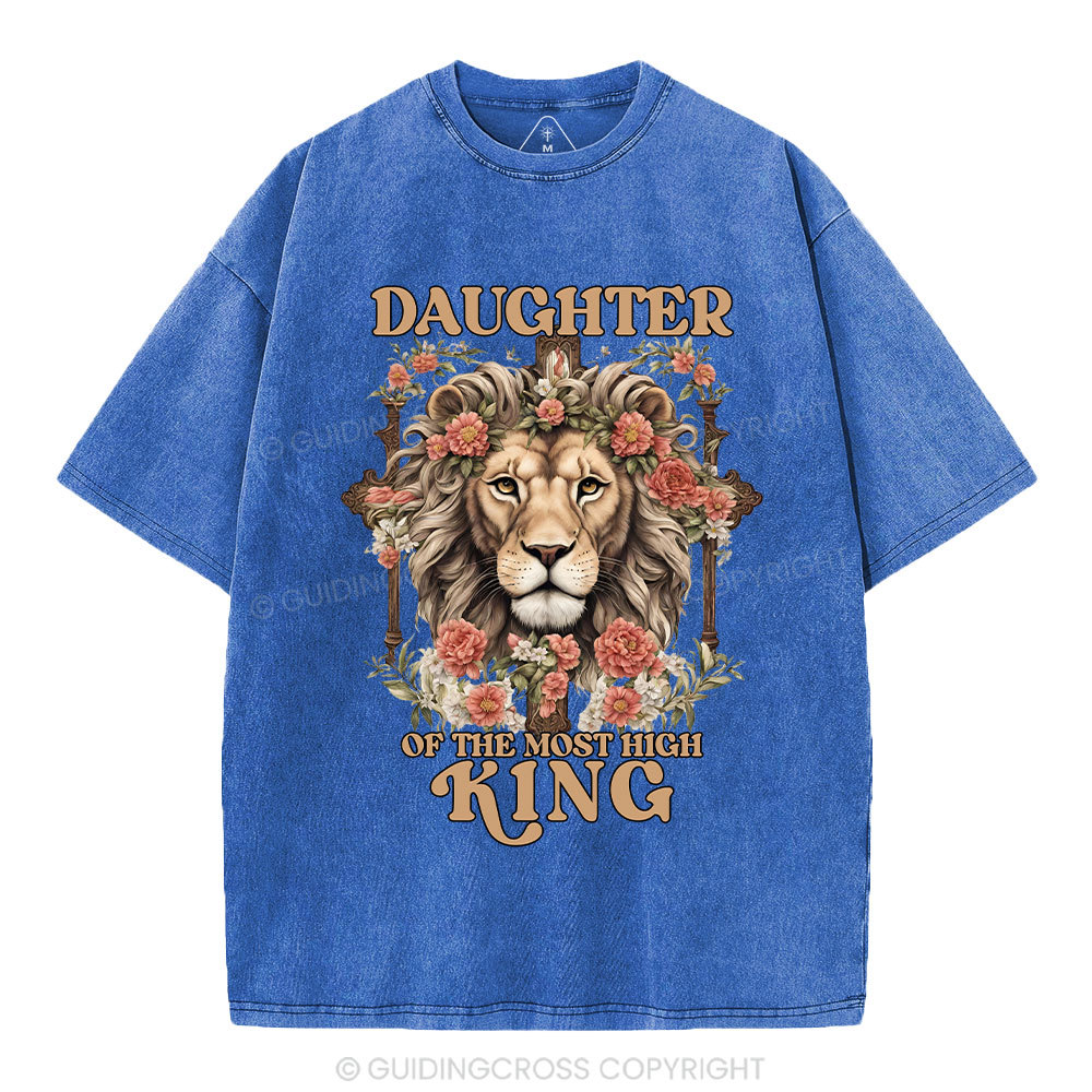Daughter Of  The Most High King Christian Washed T-Shirt
