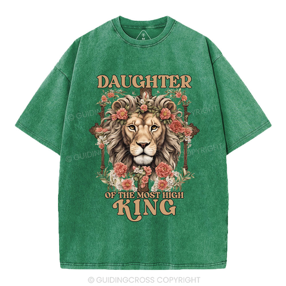 Daughter Of  The Most High King Christian Washed T-Shirt