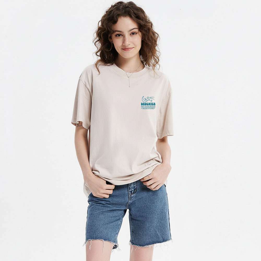 Daughter Of The Star Breather Christian Washed T=Shirt