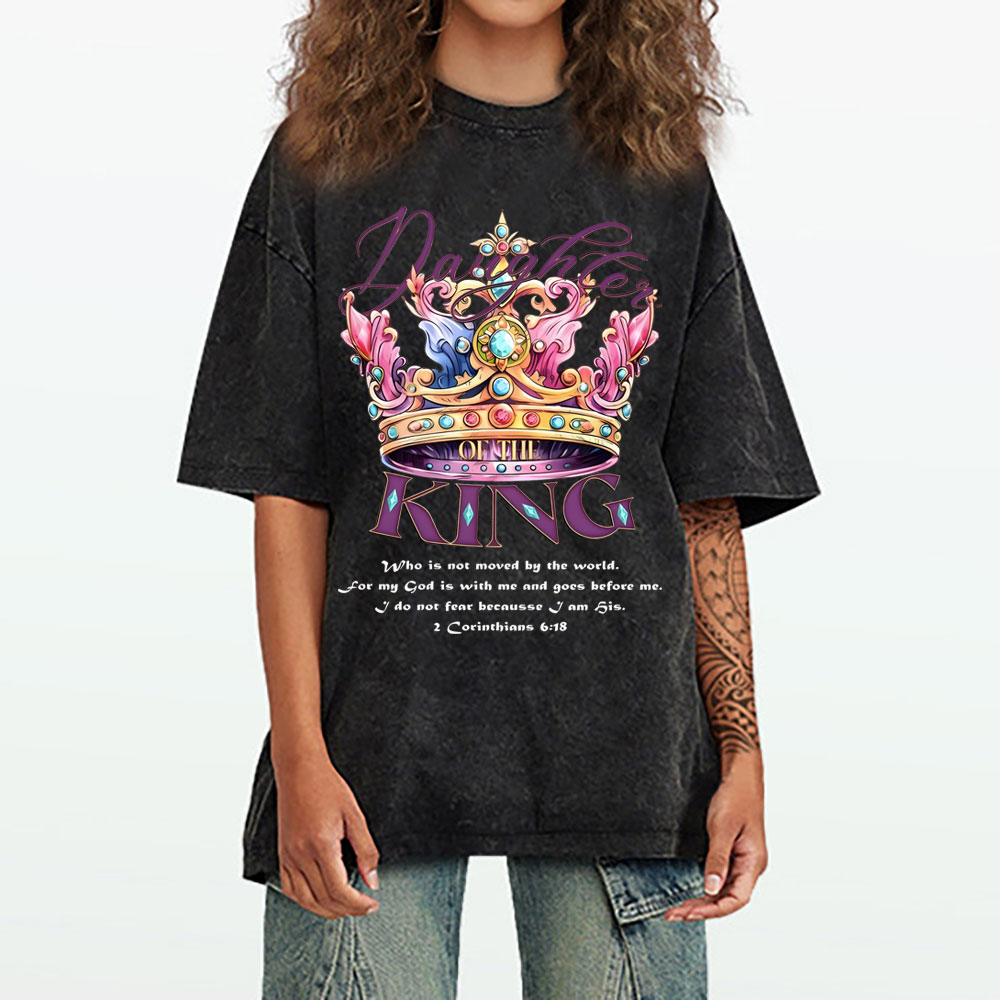Daughter Of The King Chirstian Washed T-Shirt