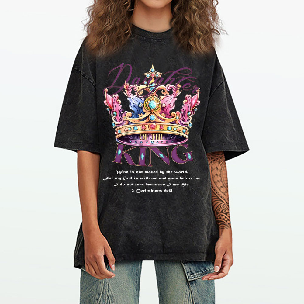 Daughter Of The King Chirstian Washed T-Shirt