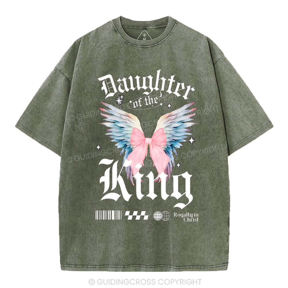 Daugther Of The King Christian Washed T-Shirt
