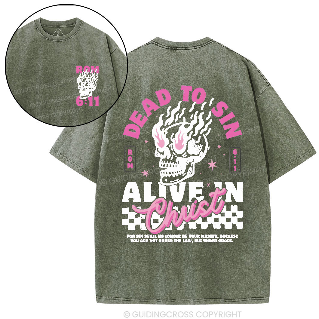 Double-Sided Vintage Washed Christian Sample T-Shirt Sale - GuidingCross