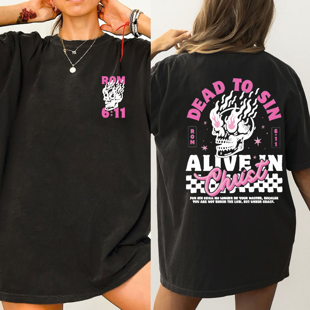 Dead To Sin Chirstian Washed T-Shirt
