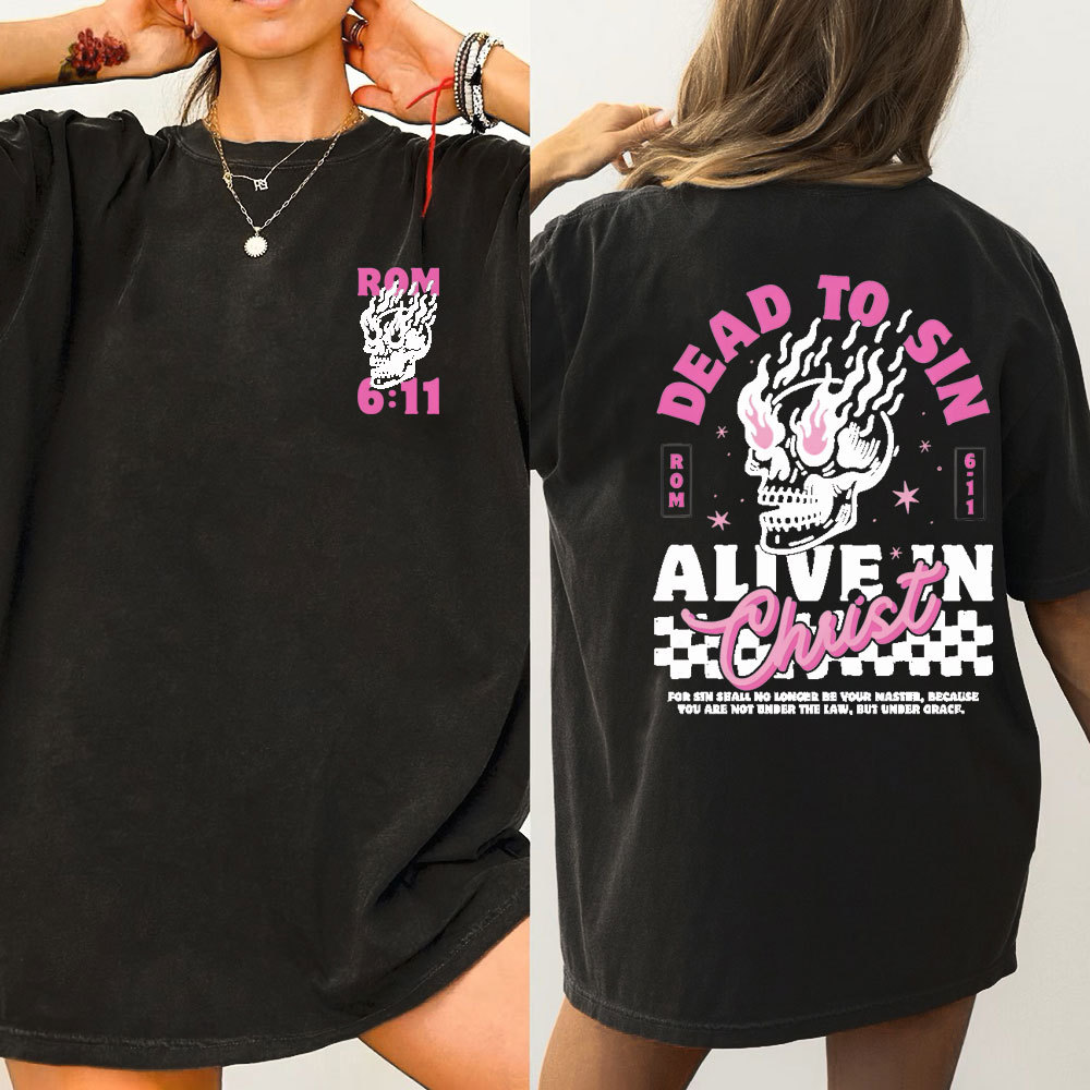 Dead To Sin Chirstian Washed T-Shirt