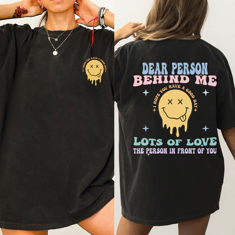 Dear Person Behind Me Christian Washed T-Shirt