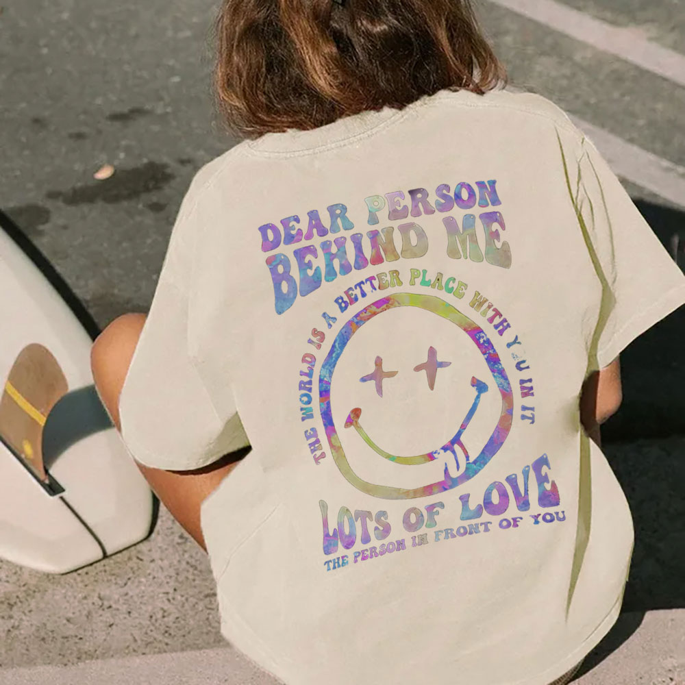 Dear Person Behind Me Christian Washed T-Shirt