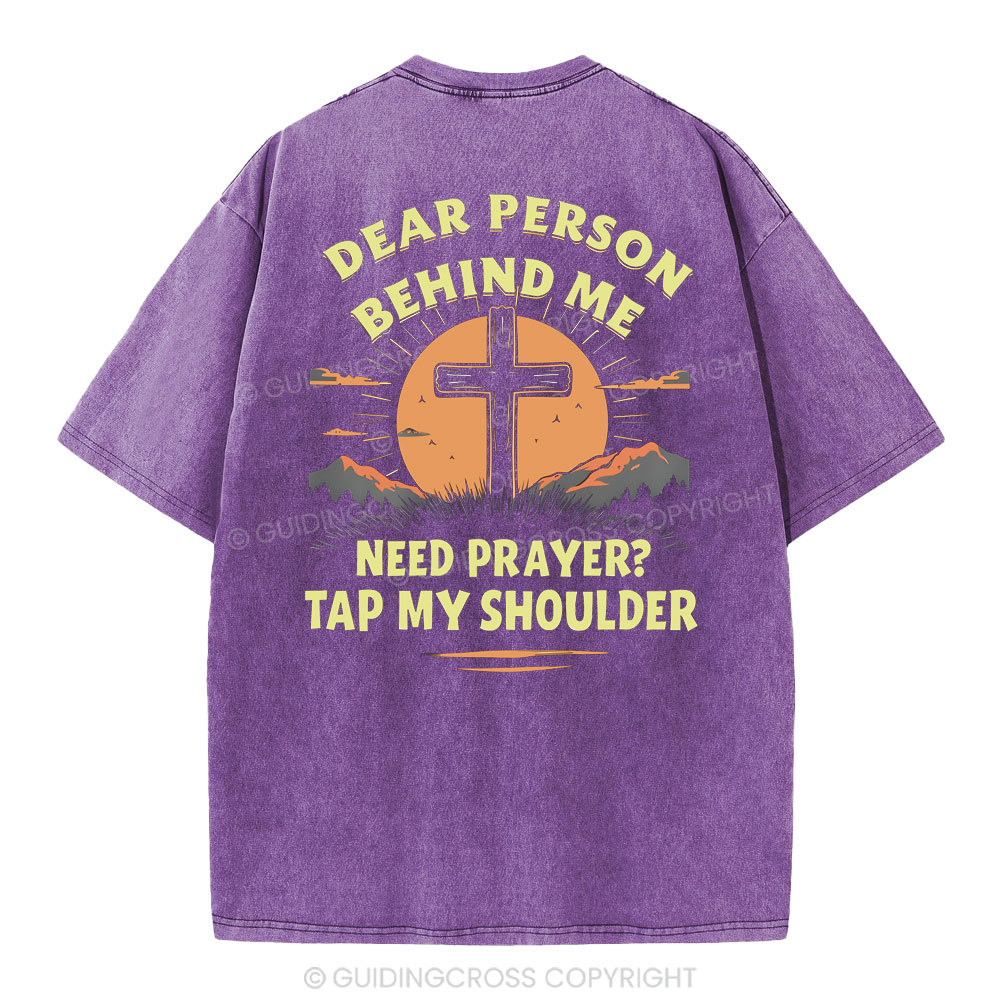 Dear Person Behind Me Christian Washed T-Shirt