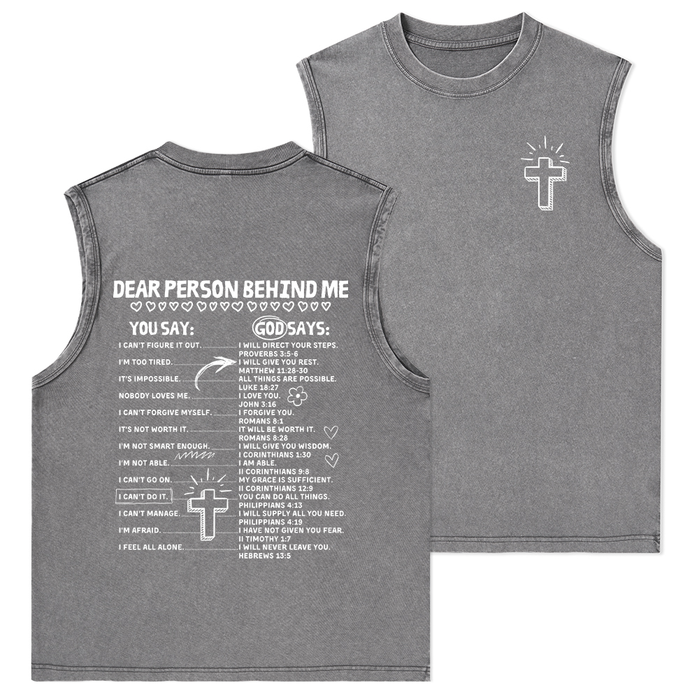 Sample Christian Washed Tank Top Sale - GuidingCross