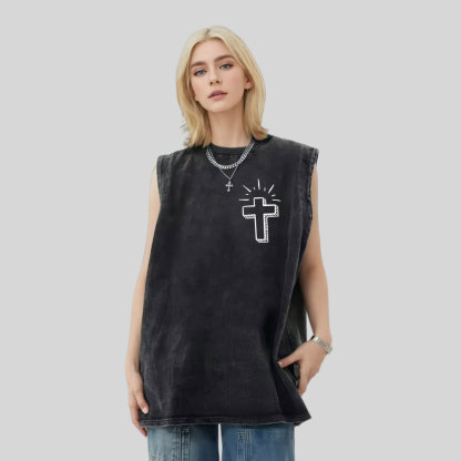 Dear Person Behind Me Christian Washed Tank Top