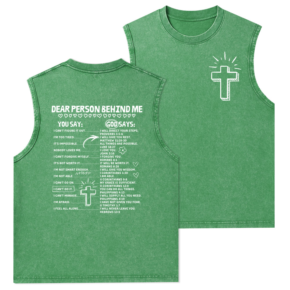 Sample Christian Washed Tank Top Sale - GuidingCross