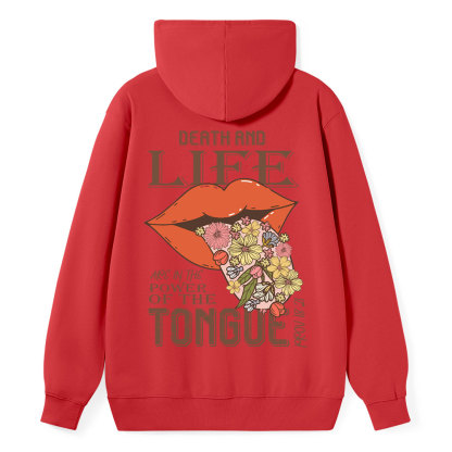 Death And Life Are In The Power Of The Tongue Classic Christian Hoodie