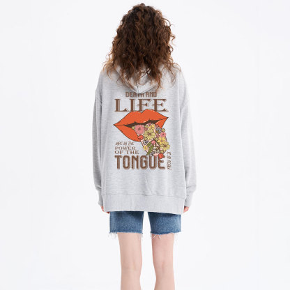 Death And Life Are In The Power Of The Tongue Classic Christian Hoodie
