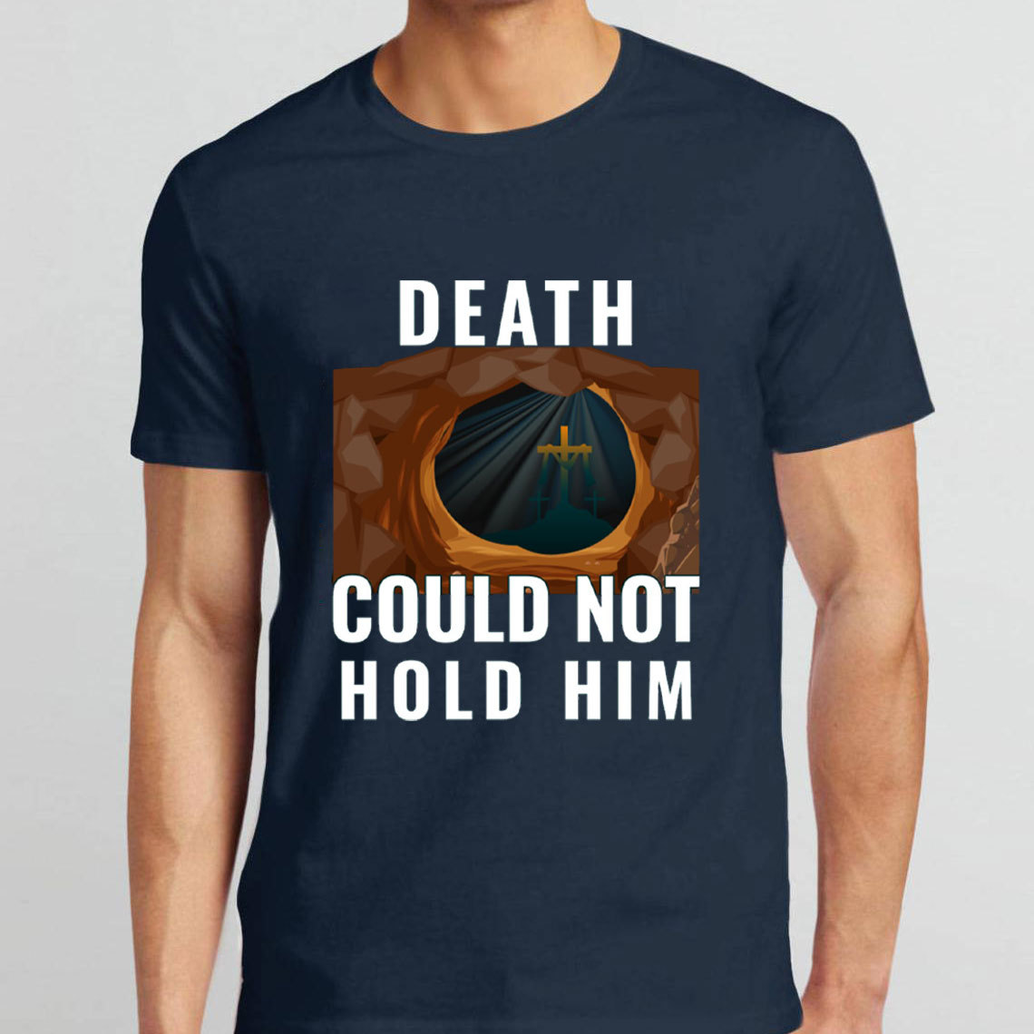 Death Cloud Not Hold Him Christian T-Shirt