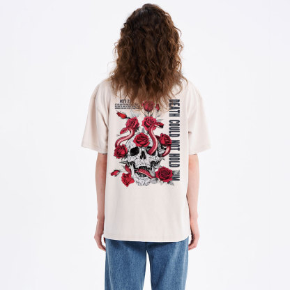 Death Could Not Hold Him Christian Washed T-Shirt