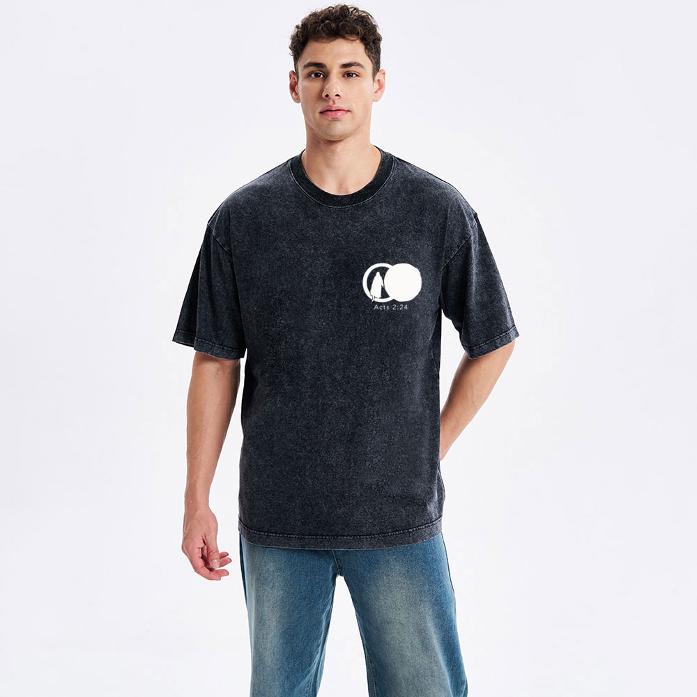 Death Could Not Hold You Christian Washed T-Shirt