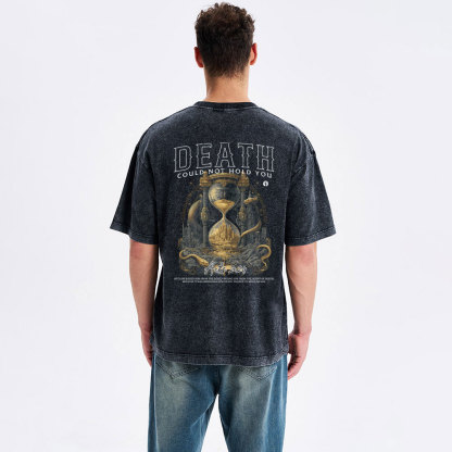 Death Is Defeated The King Is Alive Christian Washed T-Shirt