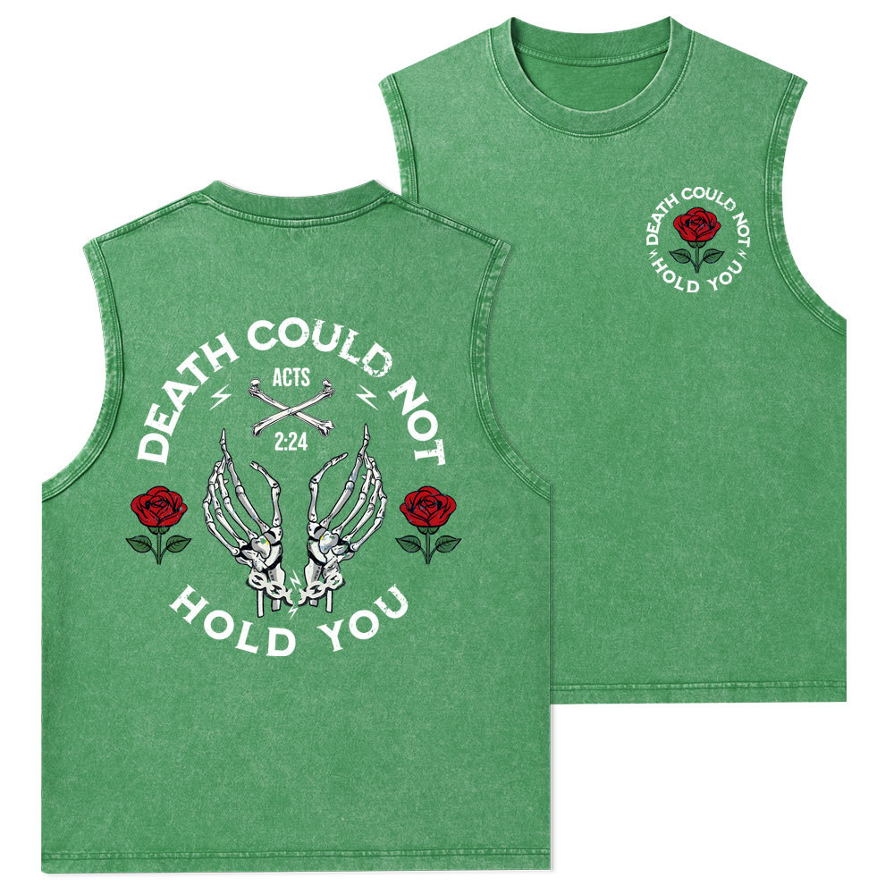 Death Could Not Hold You Christian Washed Tank Top