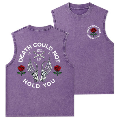 Death Could Not Hold You Christian Washed Tank Top