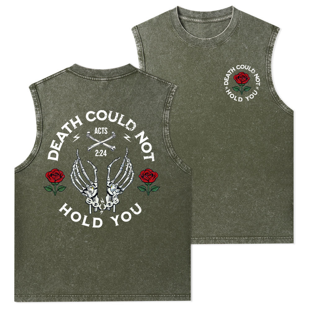 Death Could Not Hold You Christian Washed Tank Top
