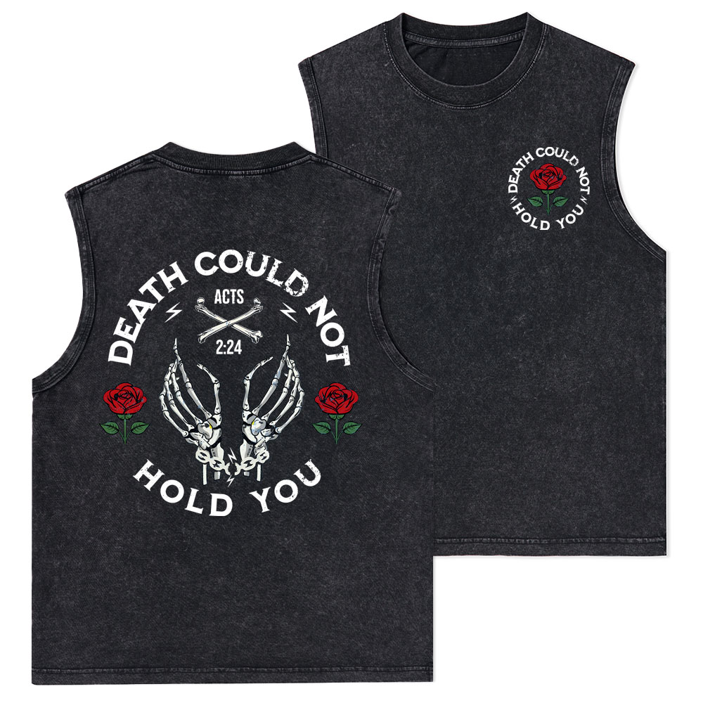 Death Could Not Hold You Christian Washed Tank Top