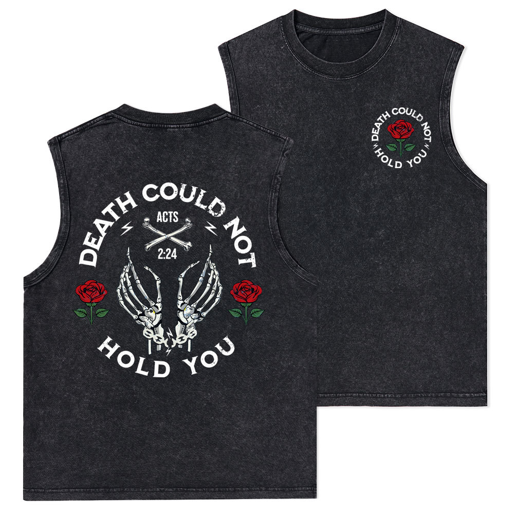 Death Could Not Hold You Christian Washed Tank Top