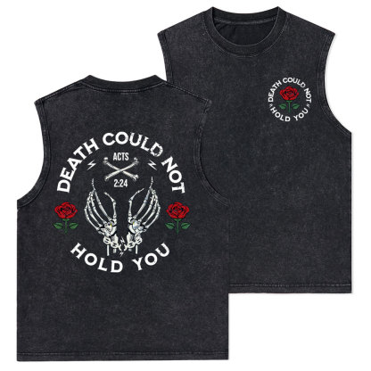 Death Could Not Hold You Christian Washed Tank Top