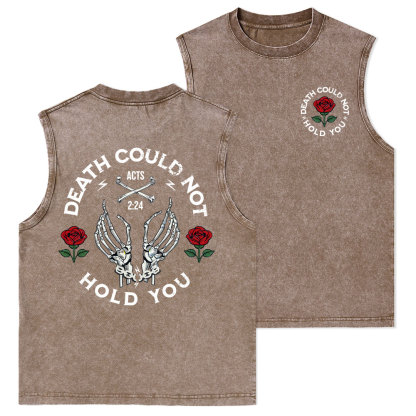 Death Could Not Hold You Christian Washed Tank Top