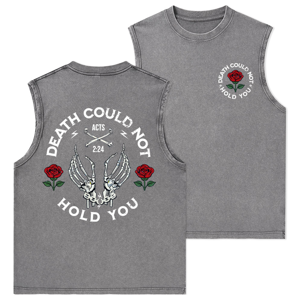 Death Could Not Hold You Christian Washed Tank Top