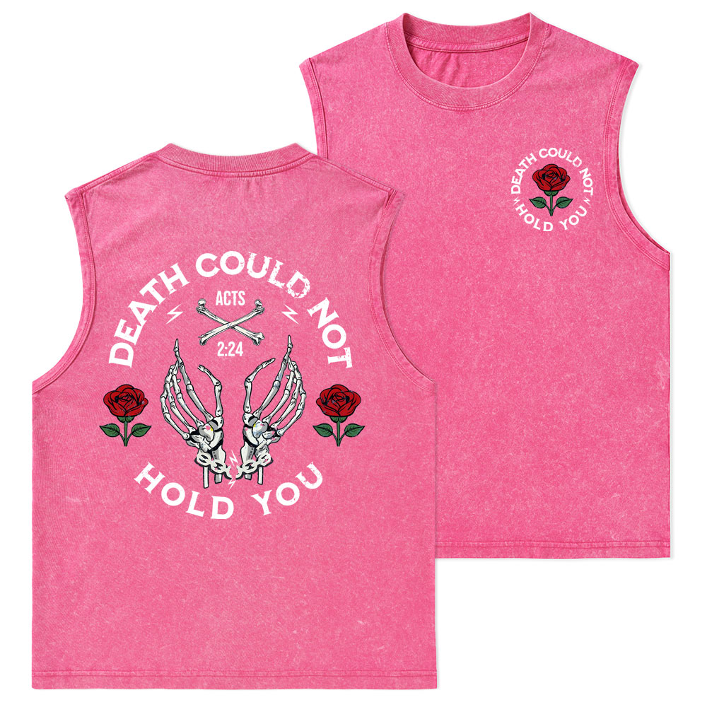 Death Could Not Hold You Christian Washed Tank Top