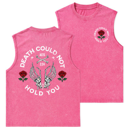 Death Could Not Hold You Christian Washed Tank Top