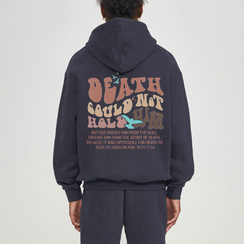 Death Couldn't Hold Him Christian Fleece Hoodie Set