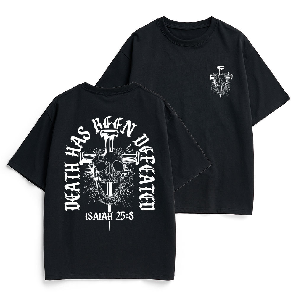 Death Has Been Defeated Christian Heavy Cotton T-Shirt