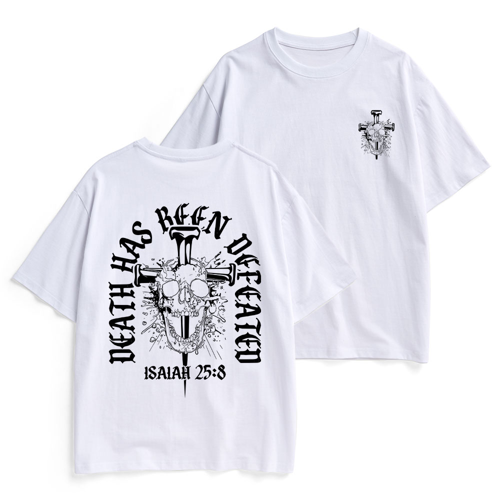 Death Has Been Defeated Christian Heavy Cotton T-Shirt