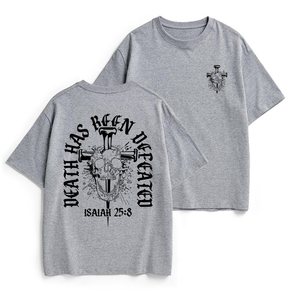 Death Has Been Defeated Christian Heavy Cotton T-Shirt