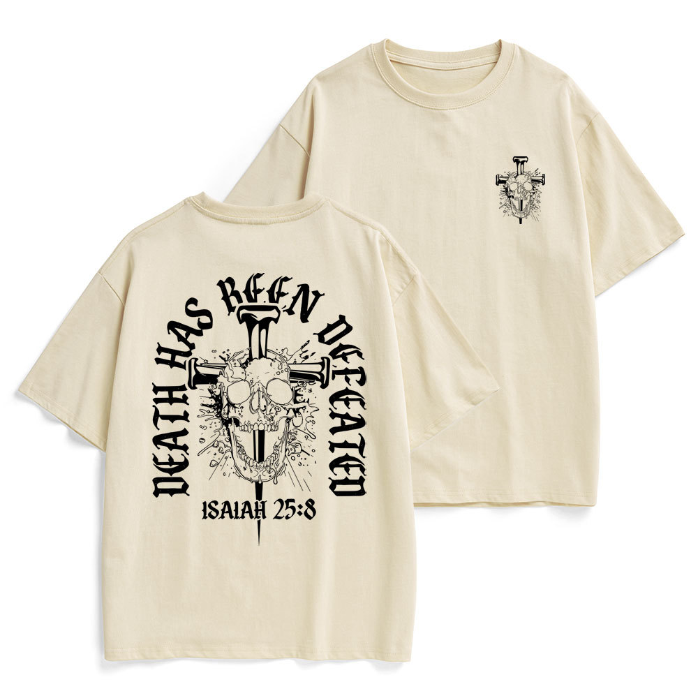 Death Has Been Defeated Christian Heavy Cotton T-Shirt