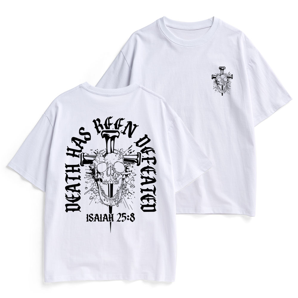 Death Has Been Defeated Christian Heavy Cotton T-Shirt