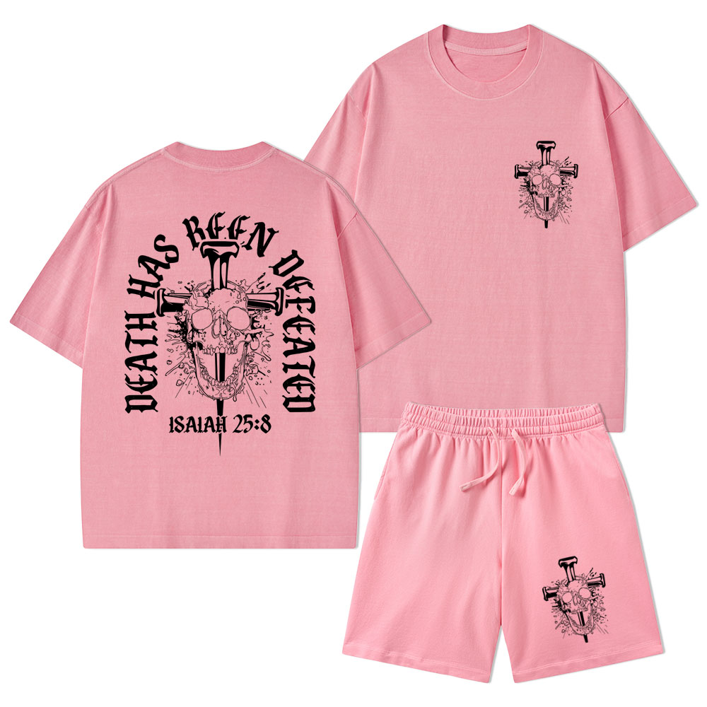 Sample Christian Washed T-Shirt & Shorts Sale - GuidingCross