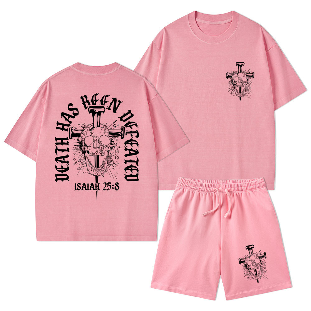 Sample Christian Washed T-Shirt & Shorts Sale - GuidingCross