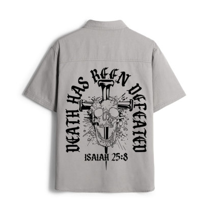 Death Has Been Defeated Christian Work Shirt