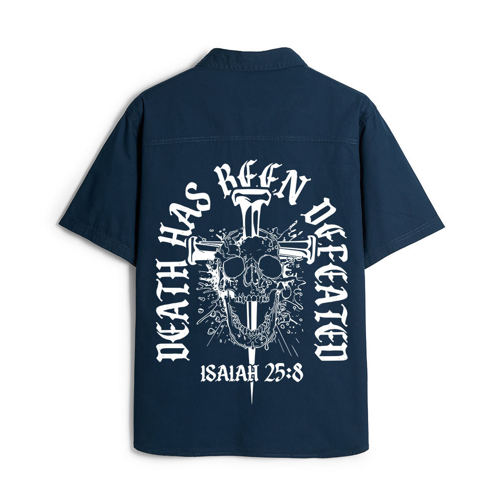 Death Has Been Defeated Christian Work Shirt