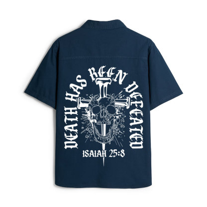 Death Has Been Defeated Christian Work Shirt