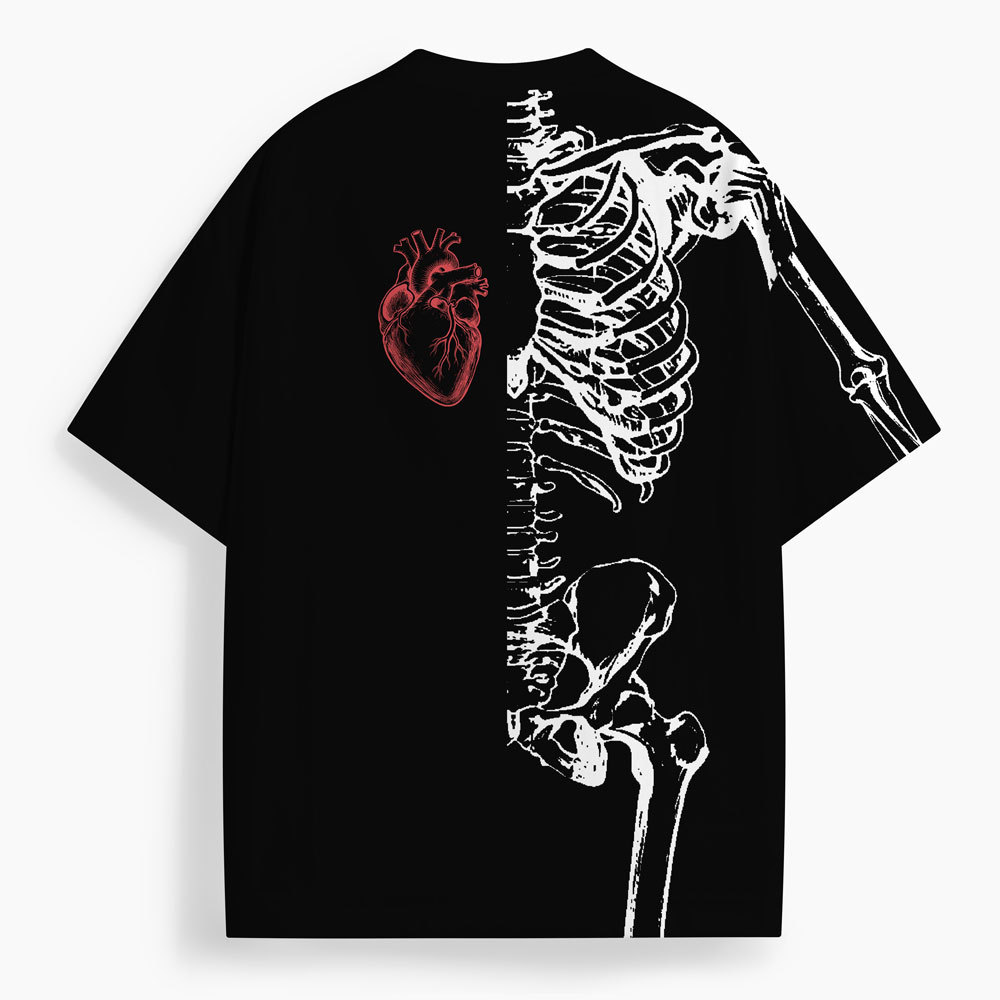 Death Has Been Defeated Oversized All-Over Print Christian T-Shirt