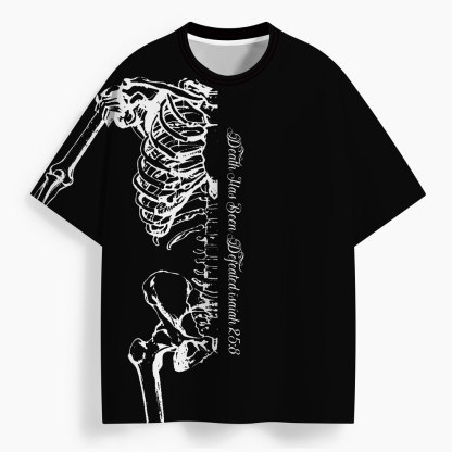 Death Has Been Defeated Oversized All-Over Print Christian T-Shirt