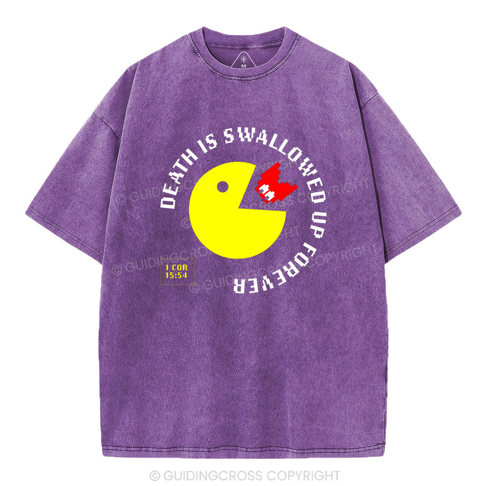 Death Is Swallowed Up Forever Christian Washed T-Shirt