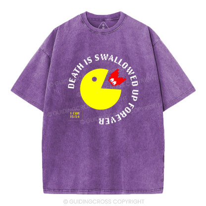 Death Is Swallowed Up Forever Christian Washed T-Shirt