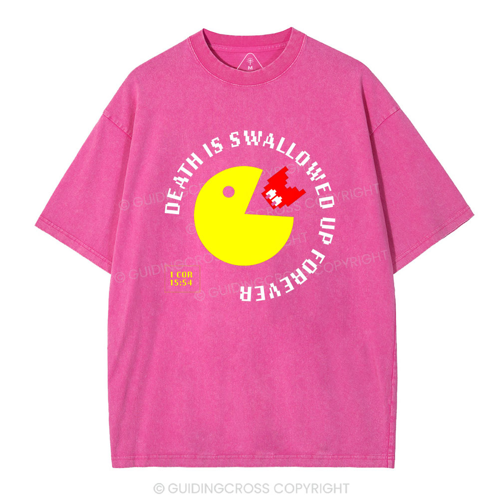 Death Is Swallowed Up Forever Christian Washed T-Shirt