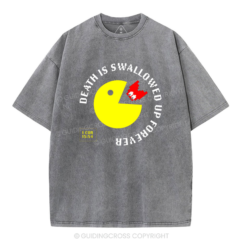 Death Is Swallowed Up Forever Christian Washed T-Shirt