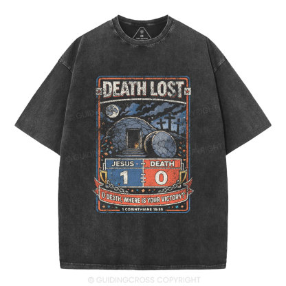 Death Lost Christian Washed T-Shirt