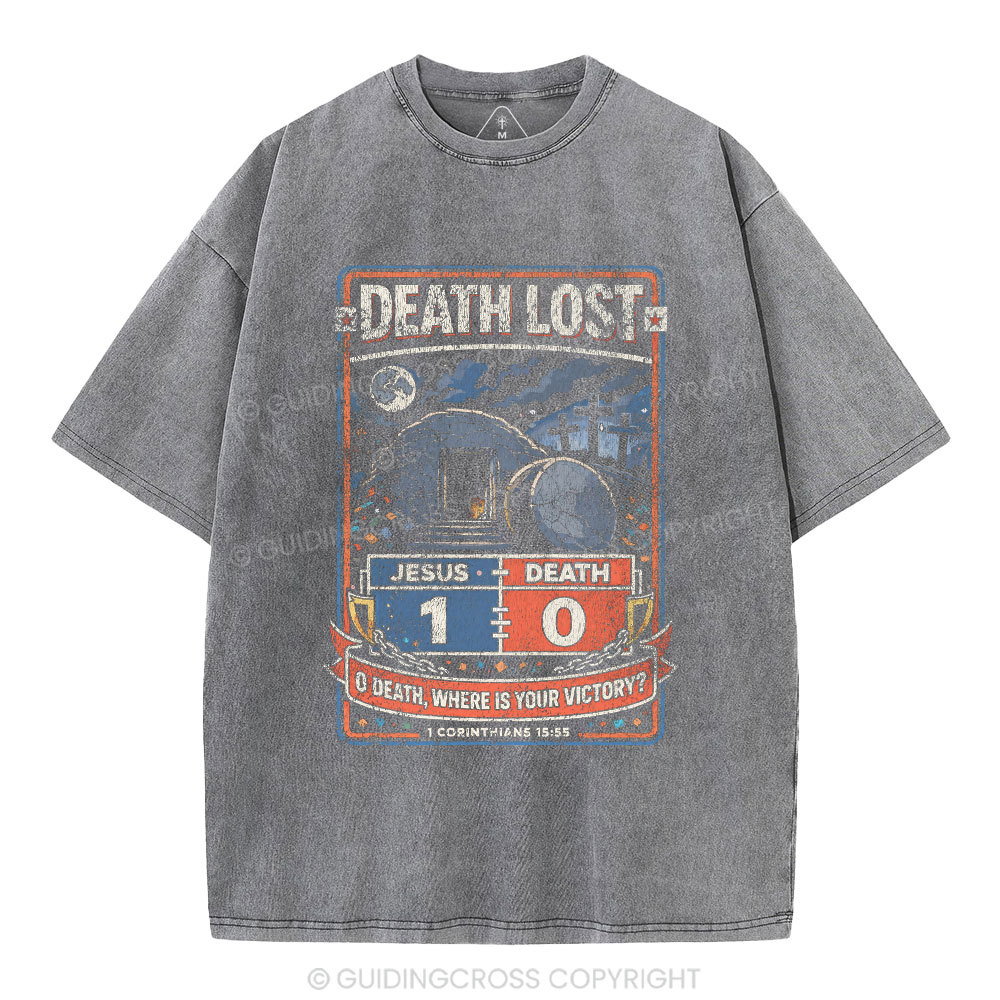 Death Lost Christian Washed T-Shirt